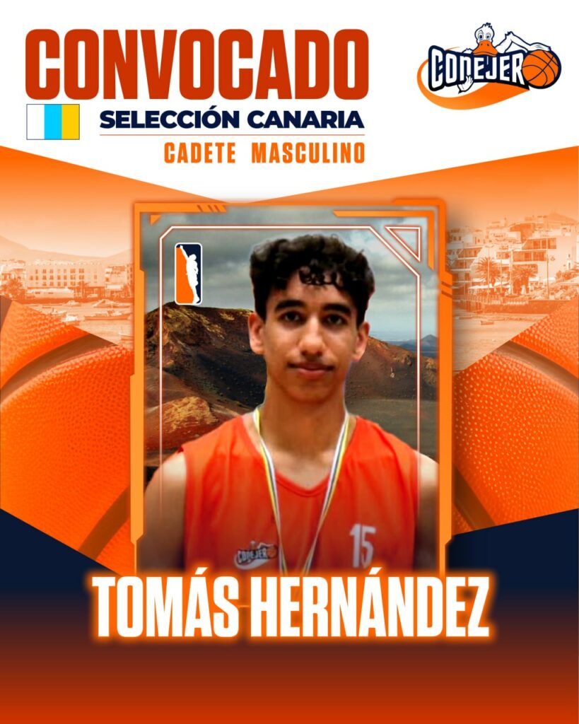 Tomás hernandez convocado por la selección canaria cadete